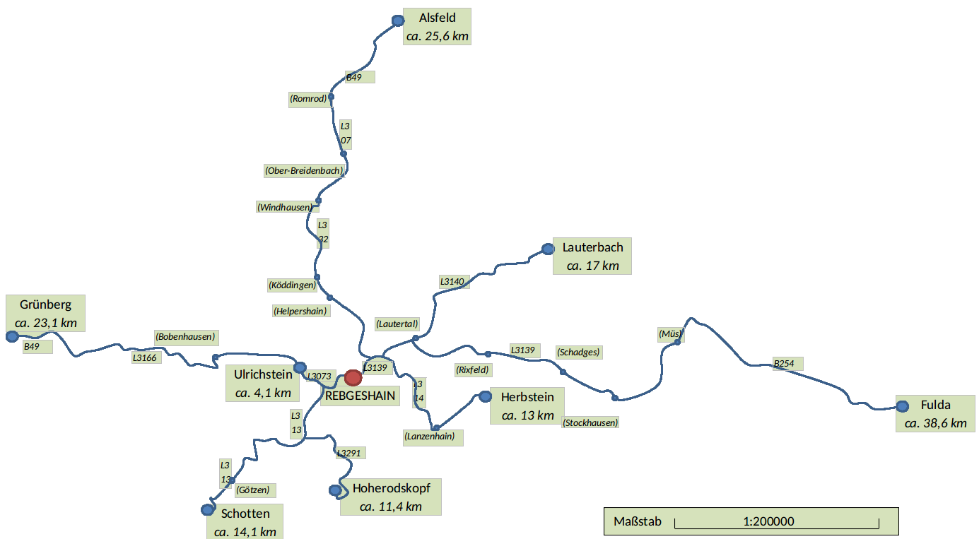 Umgebungsplan Rebgeshain